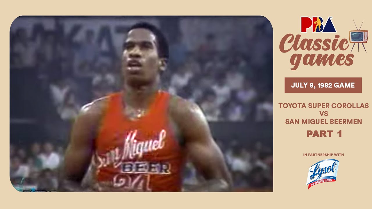 PBA Classic Games: Toyota vs San Miguel FINALS G5 (PART 1) | July 8, 1982