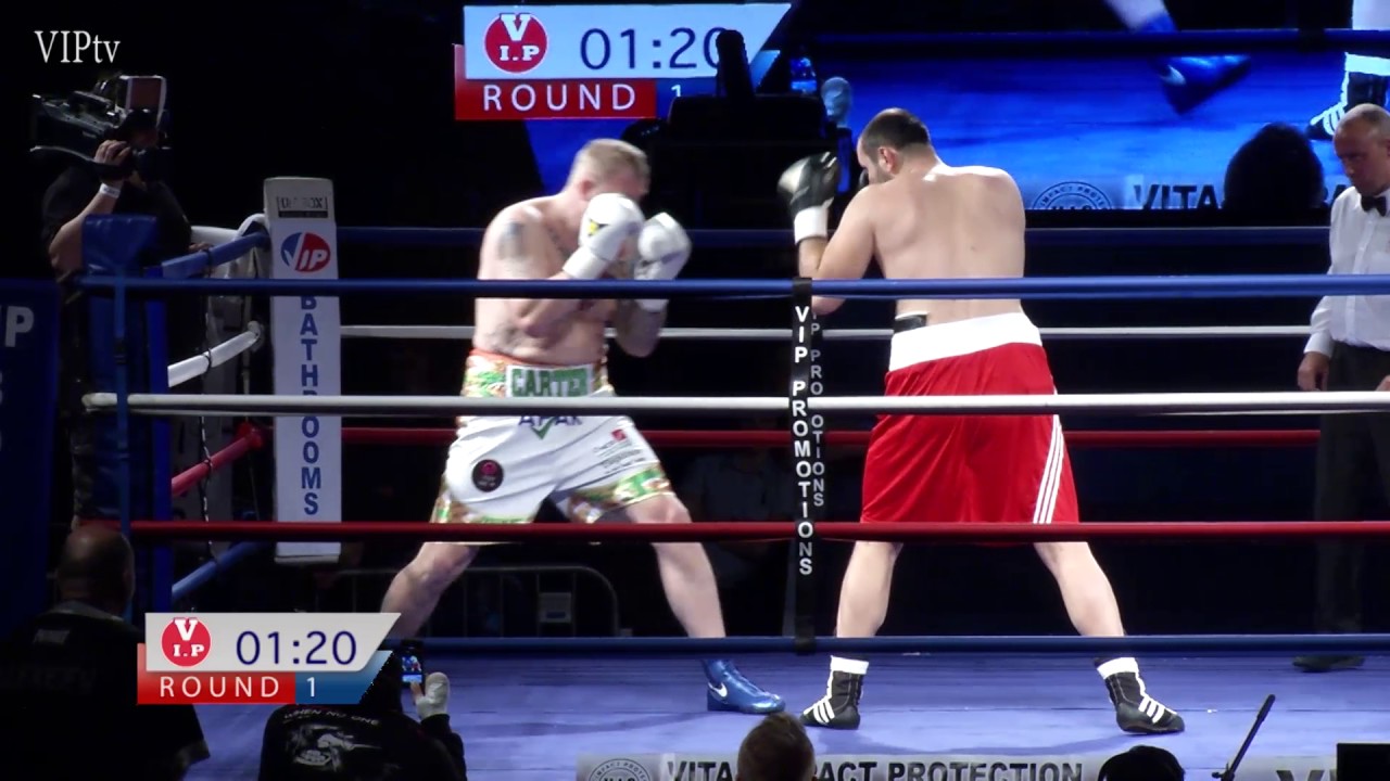 Lee Carter v Zheko Zhekov on Feb 18th at the Warehouse background