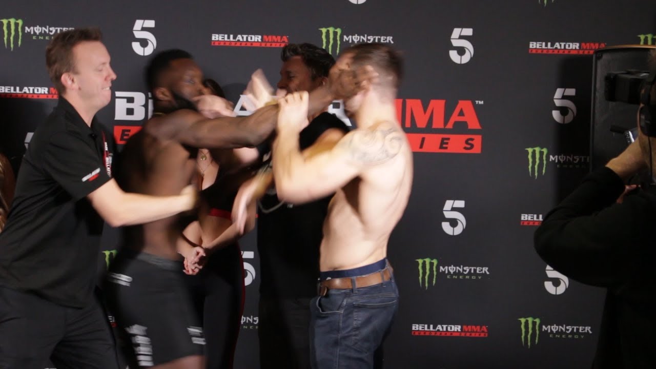 Scuffle Breaks Out at Bellator London Ceremonial Weigh-Ins - MMA Fighting