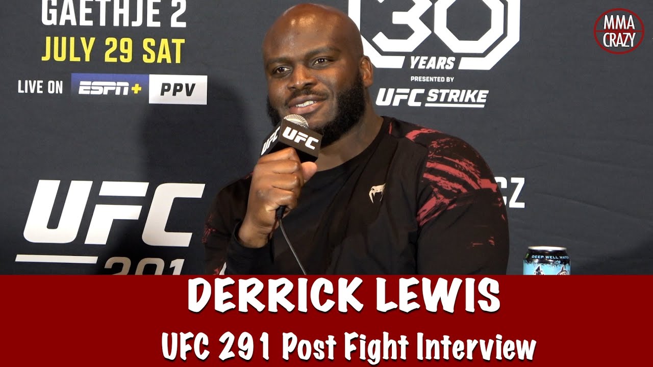 Full Derrick Lewis UFC 291 Post Fight Press Conference background