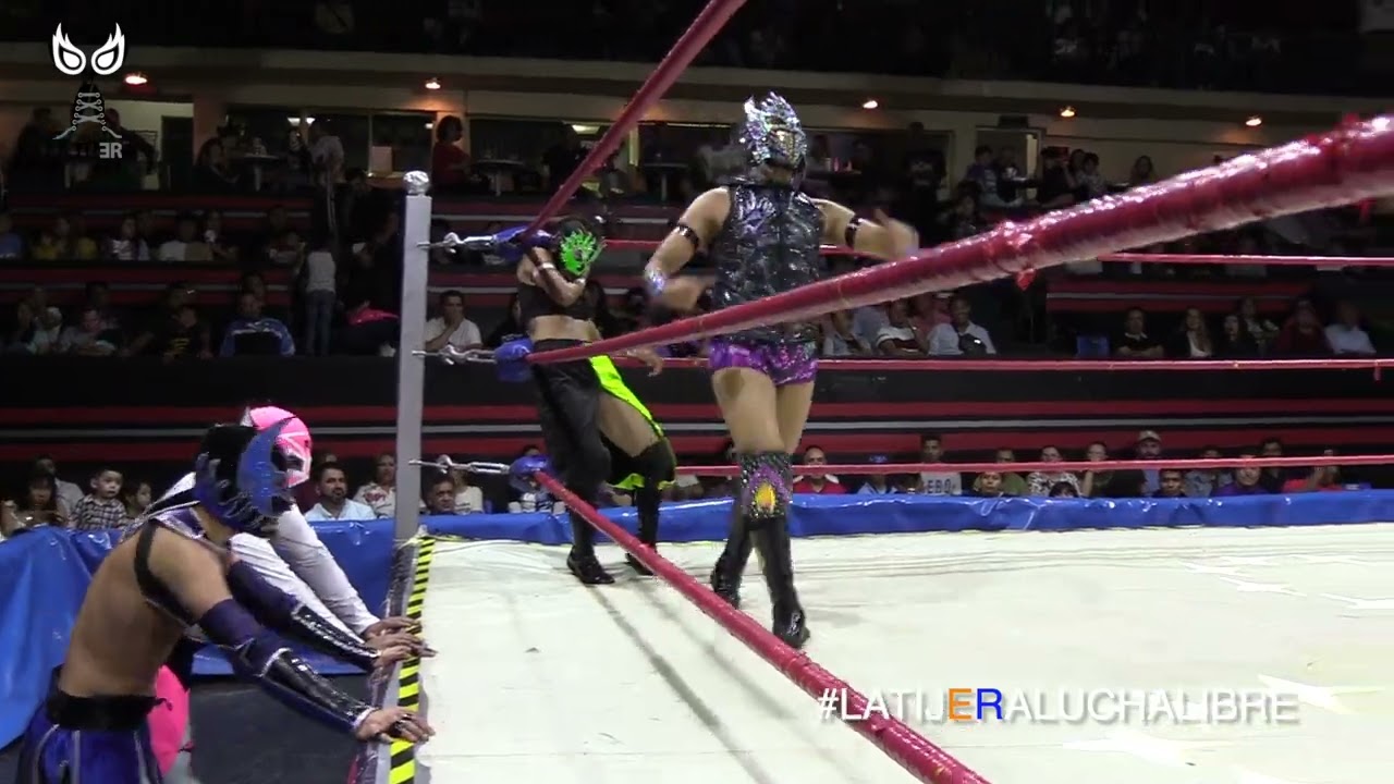 Andressa del Rey, Rey Amón y Ángel de la Muerte Vs Candela, Estrella del Ring y Calibre Star