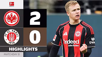 Burkardt BRACE! | EINTRACHT FRANKFURT - ST. PAULI | Highlights | Matchday 8 – Bundesliga 2025/26