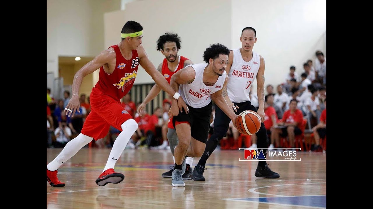 PBA Pre-Season Games: San Miguel Beermen vs. Kia Picanto background