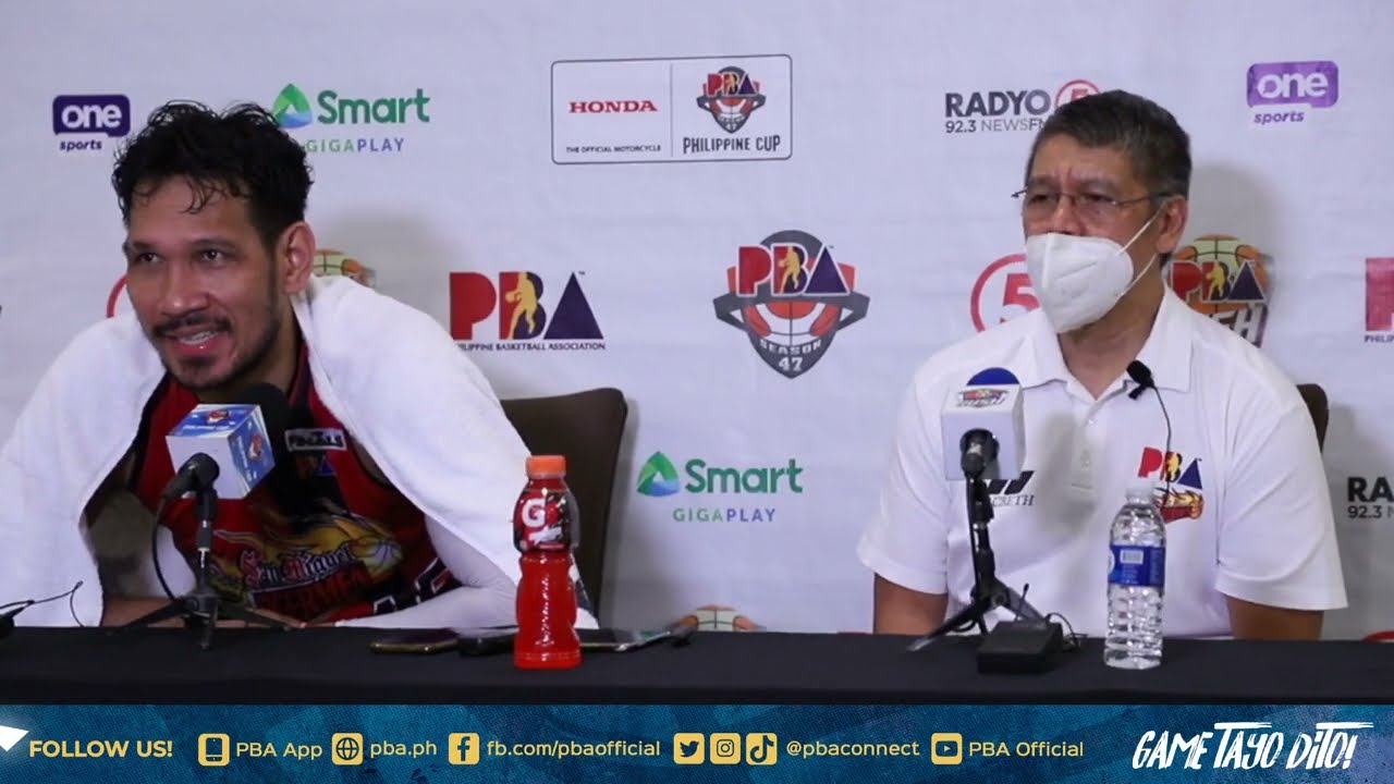 #PBAPhilCup FINALS GAME 3- Post Game Interview Aug 26: SMB beats TNT in OT, 108-100 leads series 2-1 background