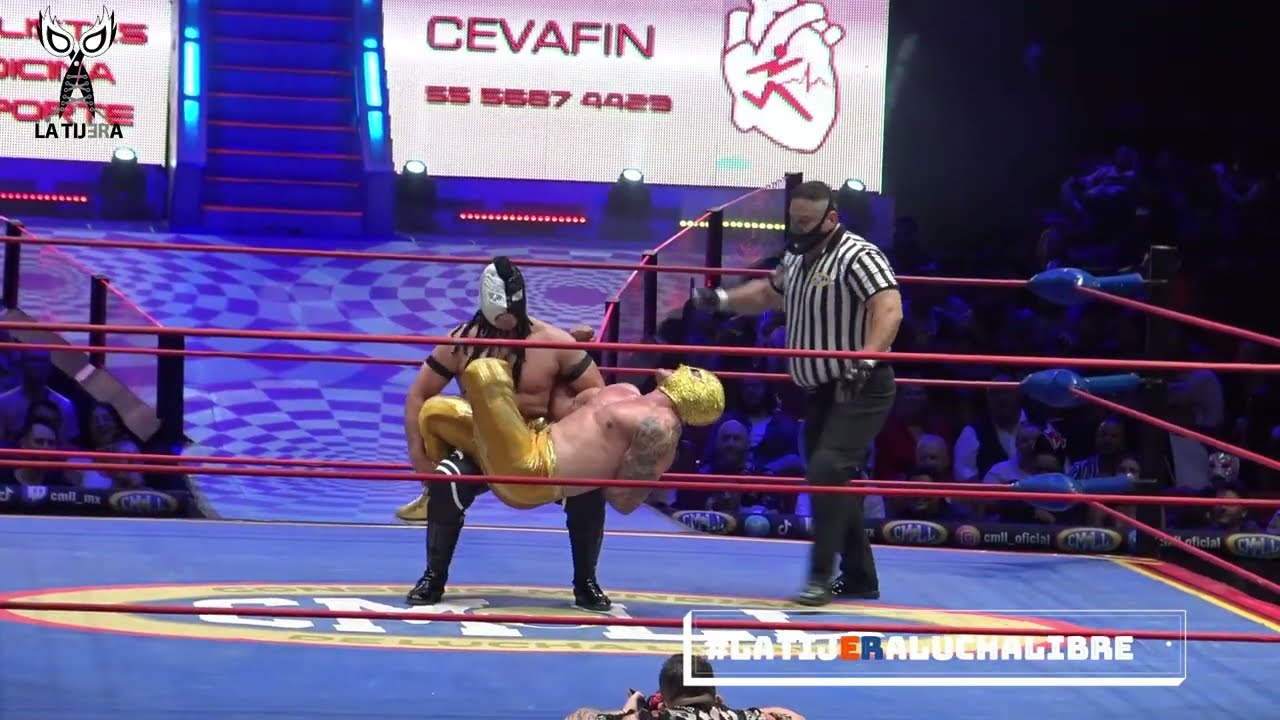 CMLL: Misterioso Jr Vs Magnus en match relámpago de poder en la Arena México background