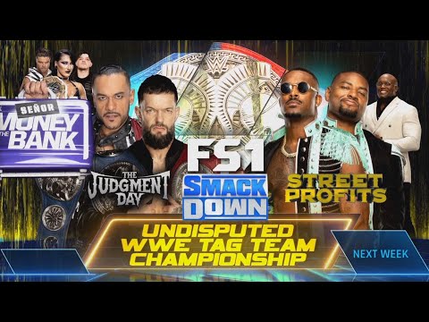 FULL MATCH: Undisputed WWE Tag Team Championship Match (2/2) | WWE SmackDown 11/24/23 background