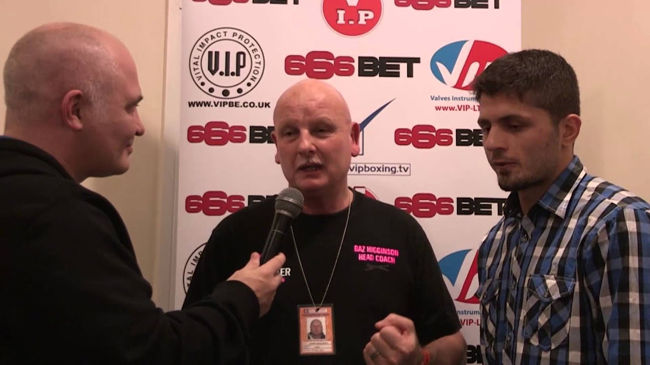 A J Faizy Post Fight Interview - November 2014 background