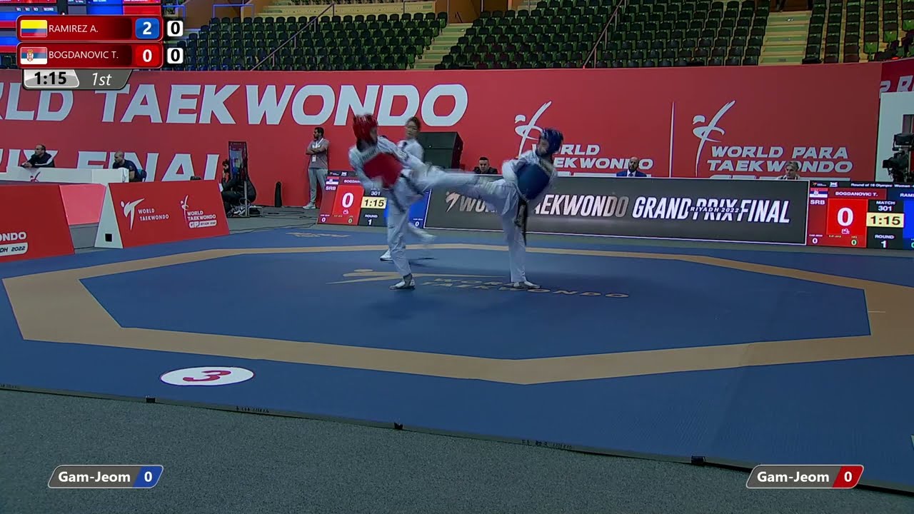 301 R16 Women 49kg COL RAMIREZ A SRB BOGDANOVIC T