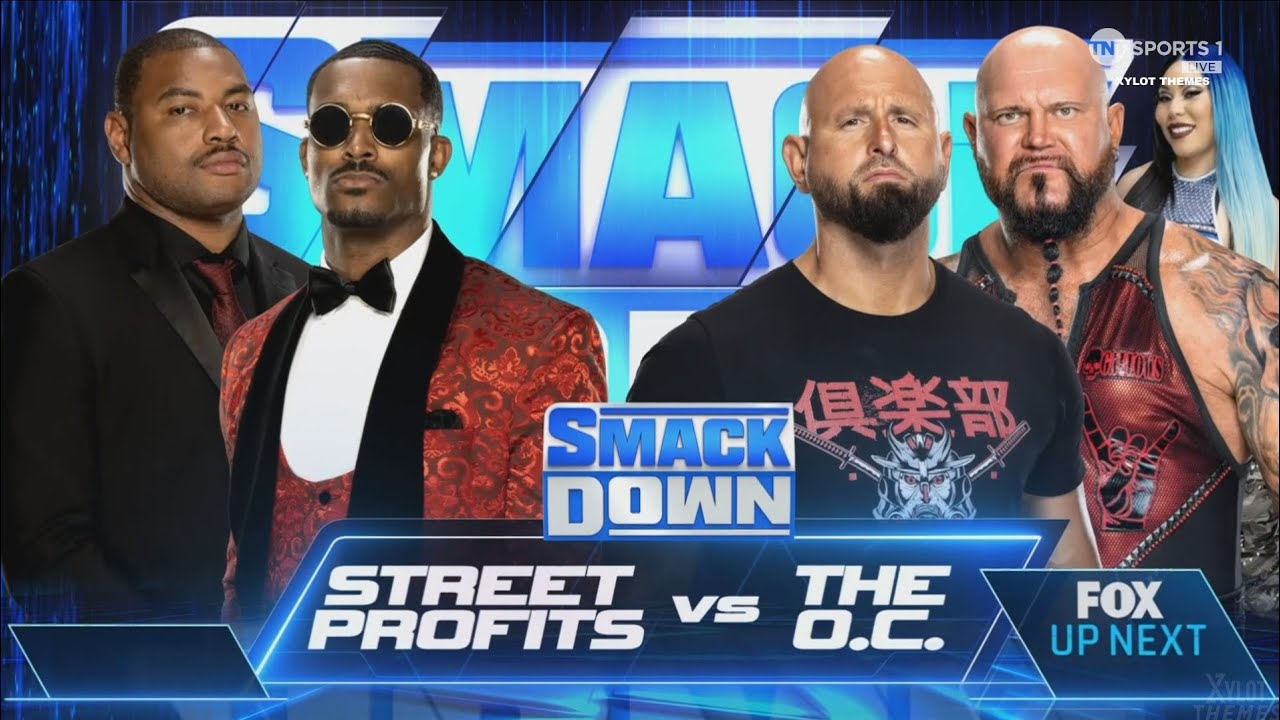 FULL MATCH: Street Profits vs The O.C. | WWE SmackDown 08/18/23 background