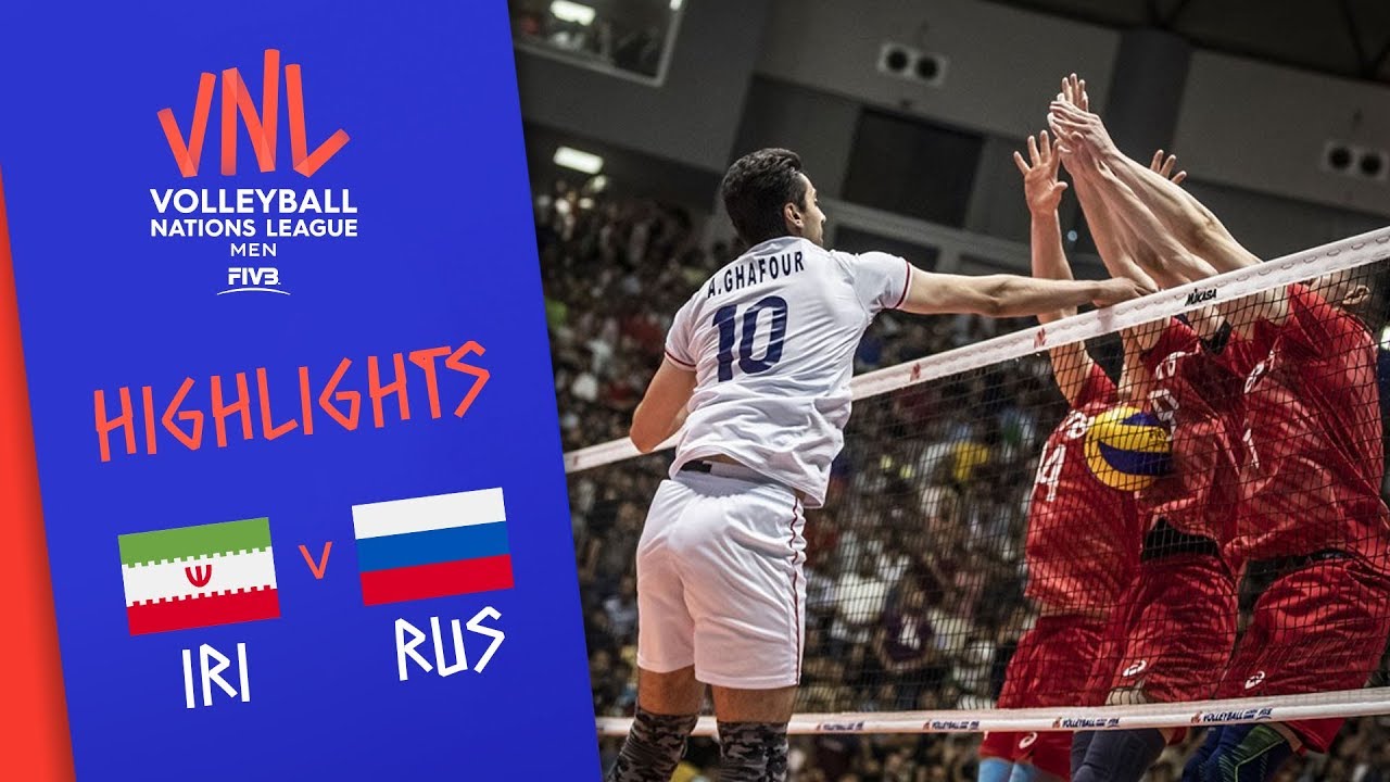 IRAN vs. RUSSIA - Highlights Men | Week 3 | Volleyball Nations League 2019 background