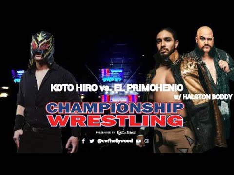 Koto Hiro vs El Primohenio with Halston Boddy background