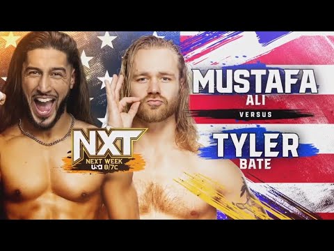 Mustafa Ali vs Tyler Bate - WWE NXT 4/7/23 (Full Match Part 1/2) background