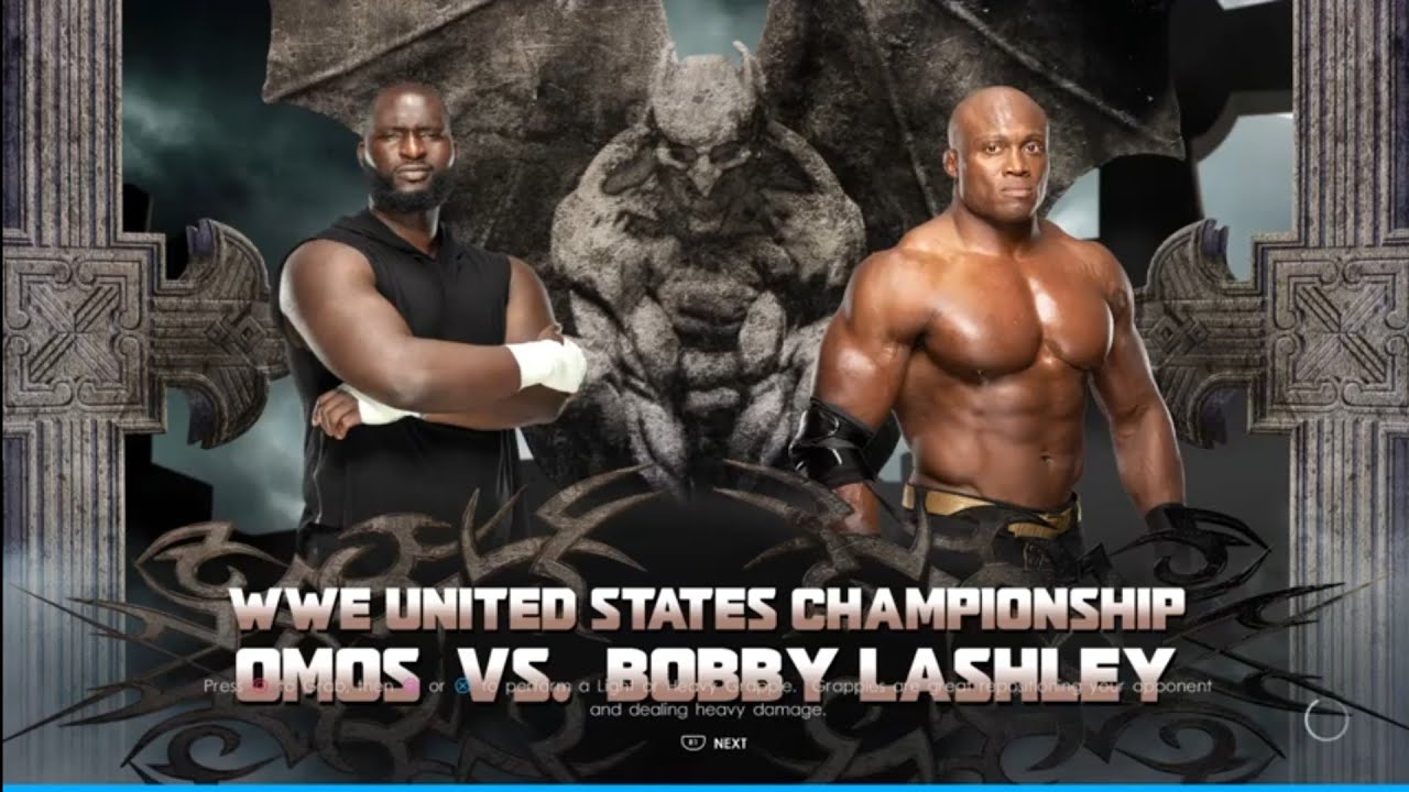 Omos vs Booby Lashley Hell in a Cell. Clash At The Castle Night 2 WWE 2K22