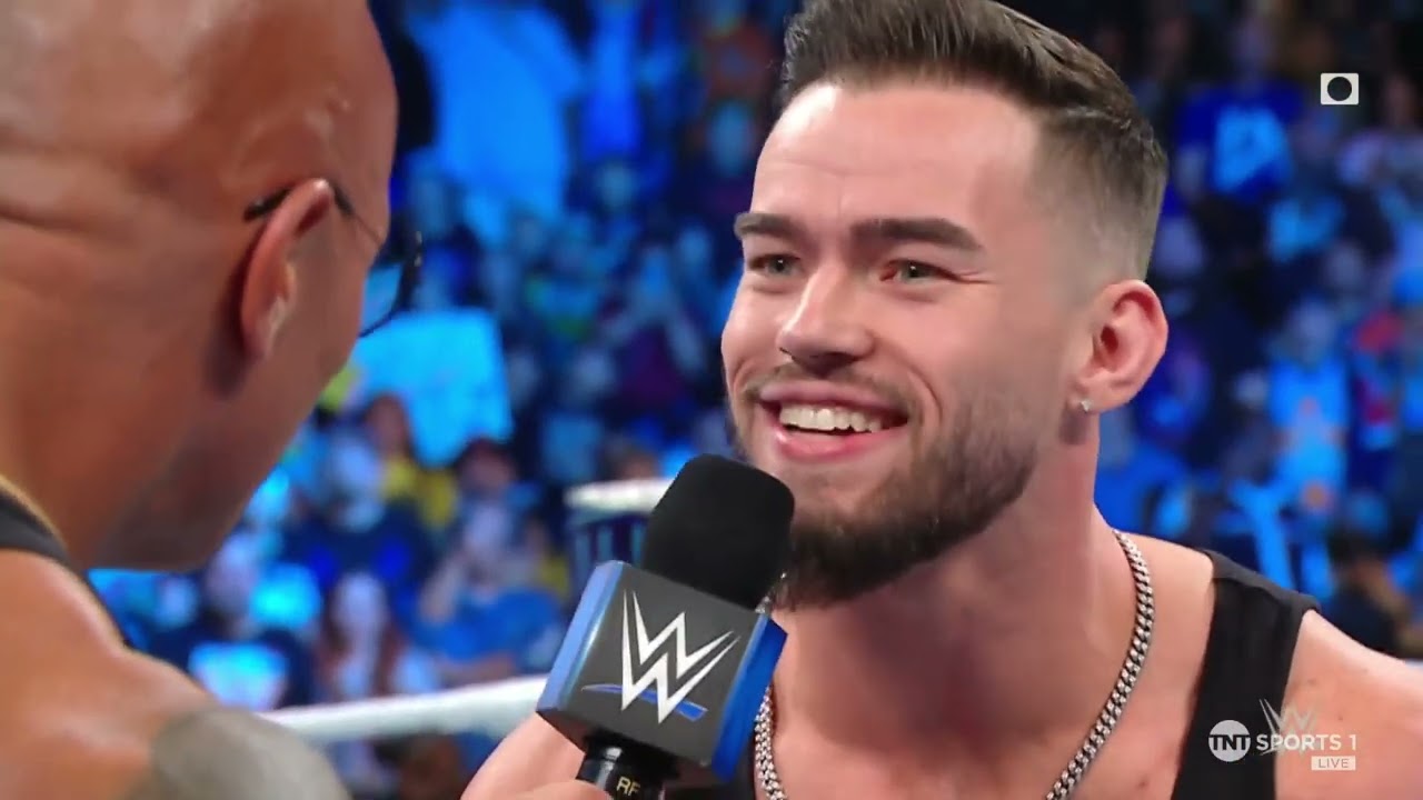 FULL SEGMENT: Pat McAfee & The Rock Returns (2/2) | WWE SmackDown 09/15/23 background