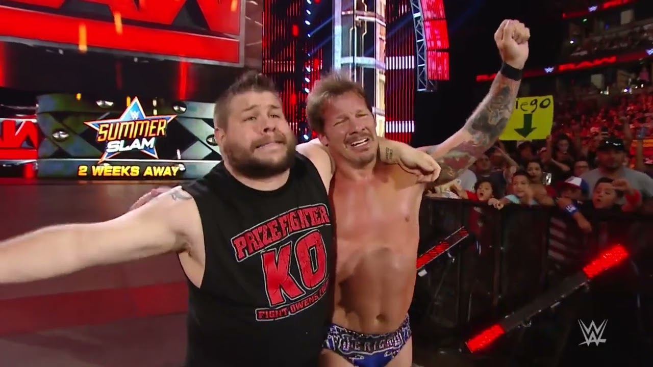 Enzo Amore vs Chris Jericho (2/2) | WWE RAW 08/08/16 background