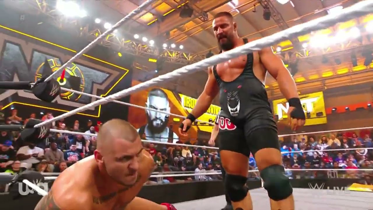 FULL MATCH: Men's Iron Survivor Challenge Qualifying Match (2/2) | WWE NXT 11/28/23 background