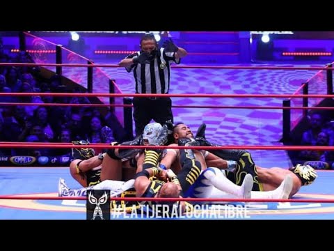 Los Chacales Vs Fuerza Poblana en la Arena México del CMLL