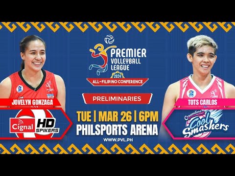 CIGNAL vs. CREAMLINE - Full Match | Preliminaries | 2024 PVL All-Filipino Conference background