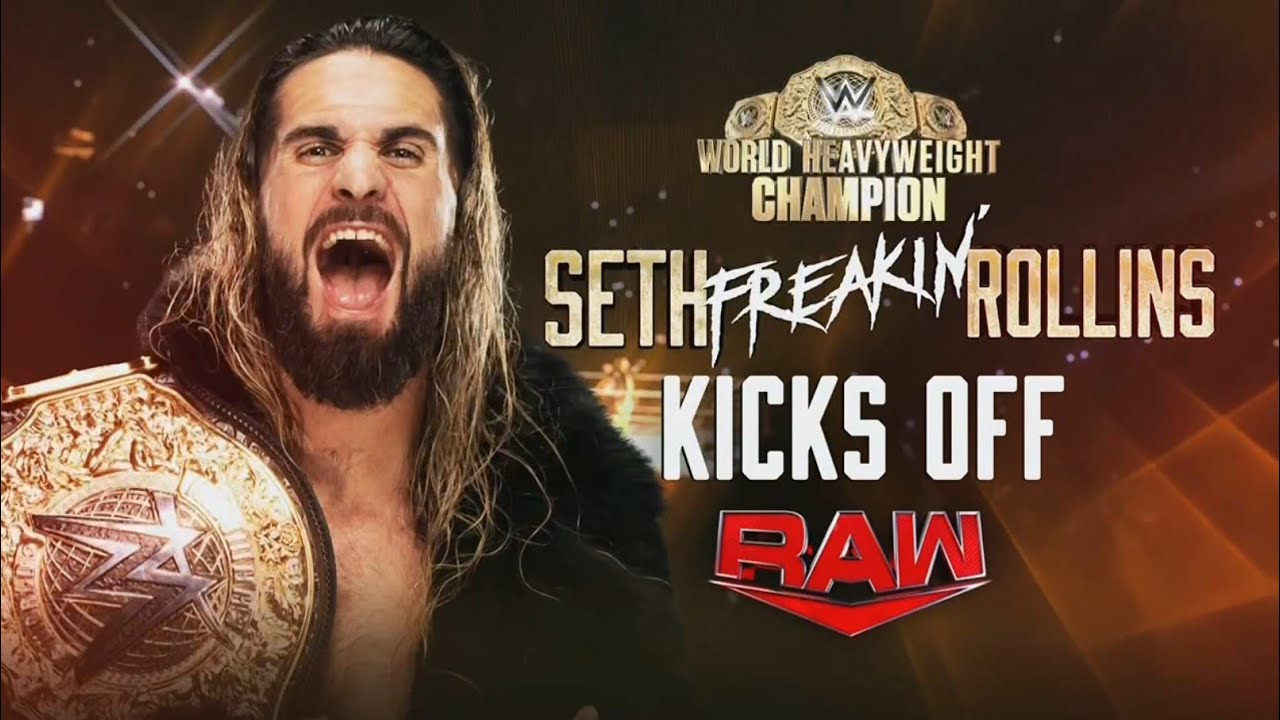 Seth "Freakin" Rollins & Gunther Face-To-Face (2/2) | WWE RAW 01/22/24 background