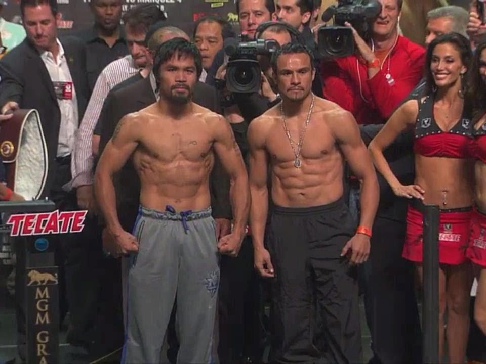 MANNY PACQUIAO vs JUAN MANUEL MARQUEZ 4 (weigh-in) background