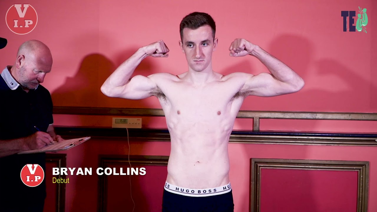 BRYAN COLLINS v CRAIG SUMNER WEIGH-IN FOR VIP'S FRIDAY NIGHT SHOW IN LIVERPOOL (15.10.21) background