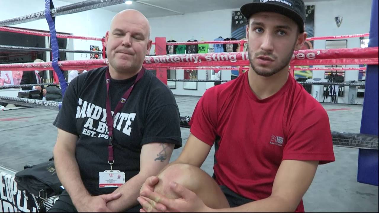 A chat about the Novice Finals on Sunday at the Last Drop Village background