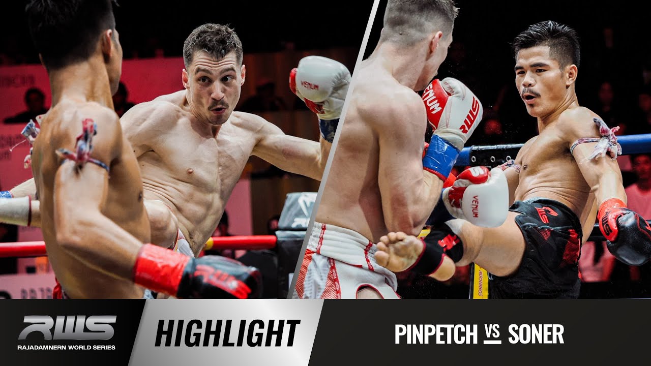 Highlight l Pinpetch vs. Soner Venum Muay Thai l ปิ่นเพชร vs. โซเนอร์ วีนั่มมวยไทย l RWS background