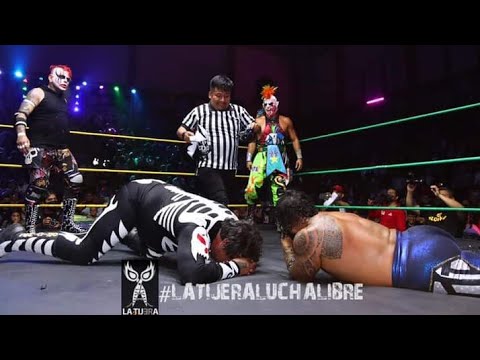 Cuadrangular: L.A. Park Vs DMT Azul Vs Pagano Vs Psycho Clown Arena Neza con Produccs Sánchez y GAW