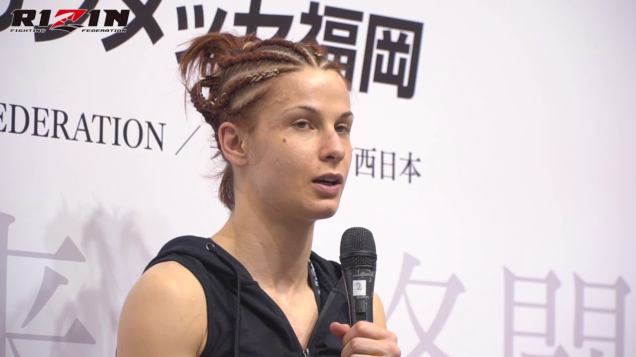 RIZIN.10 メリッサ・カラジャニス選手 試合後マスコミインタビュー