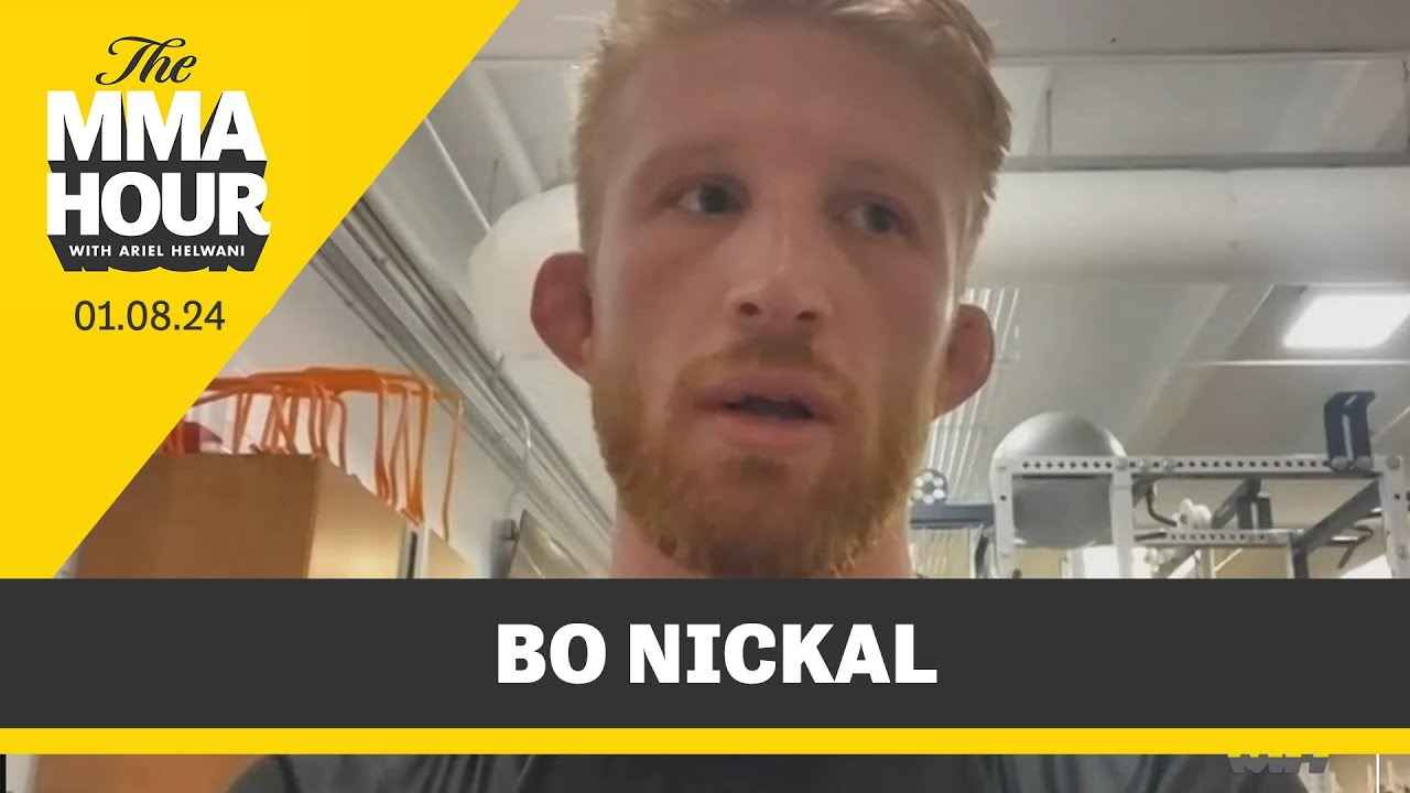 Bo Nickal Explains Why He Took Time Off Before UFC 300 Return | The MMA Hour background
