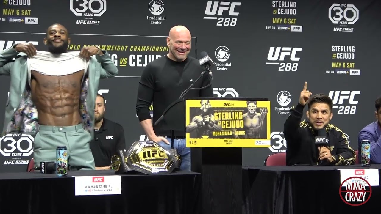 Aljamain Sterling does his best Conor McGregor impression 'you did nuttin' background