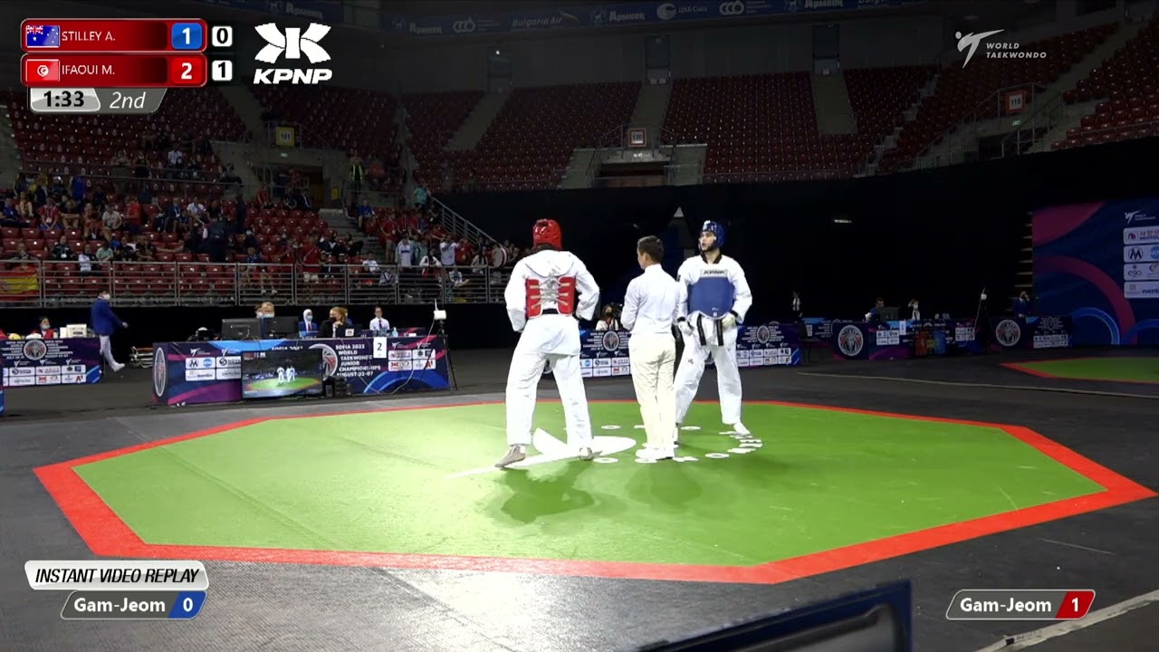 213 R16 Men +78kg AUS STILLEY A TUN IFAOUI M background