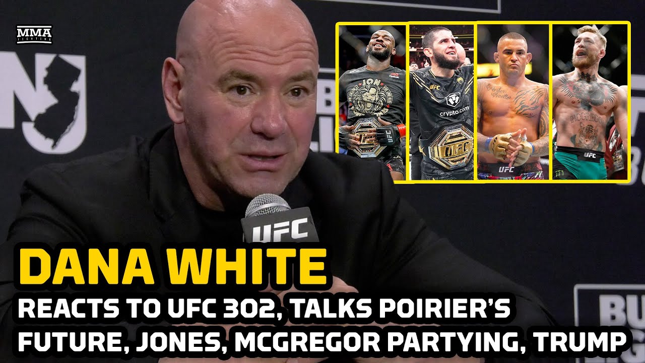 Dana White Rejects Islam Makhachev As No. 1 P4P Fighter After UFC 302 | MMA Fighting background