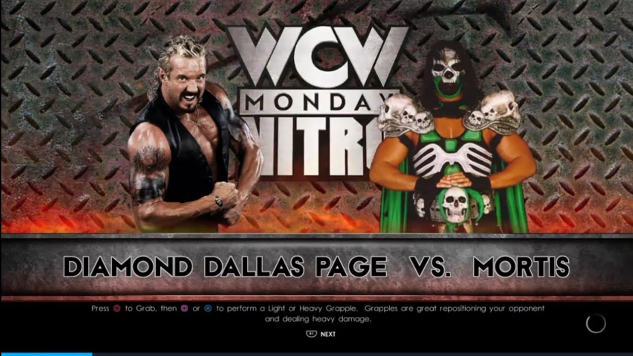 Diamond Dallas Page vs Mortis. Monday Nitro. WWE 2K22