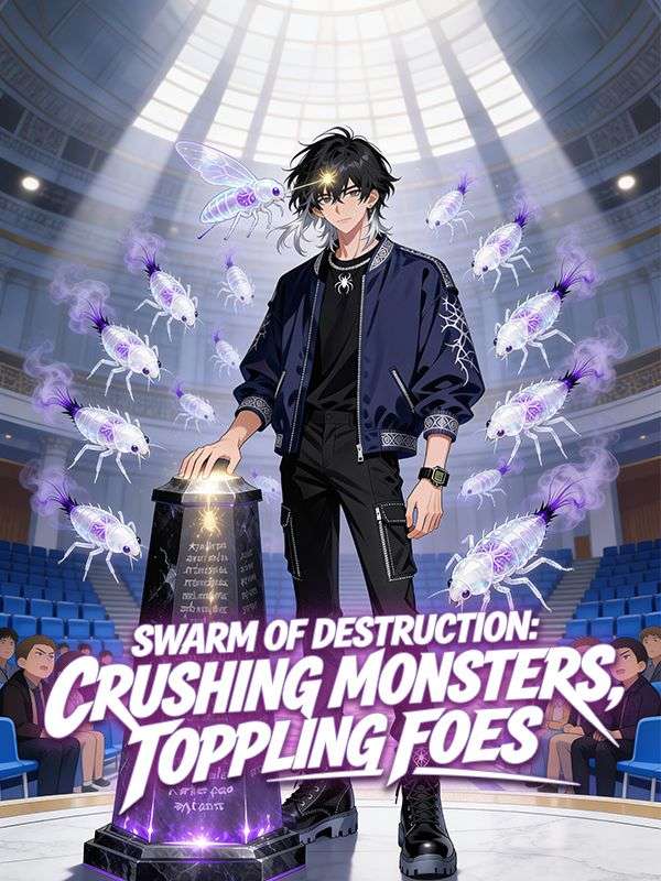 Swarm of Destruction: Crushing Monsters, Toppling Foes poster - similar to Twin Specters' Arrival