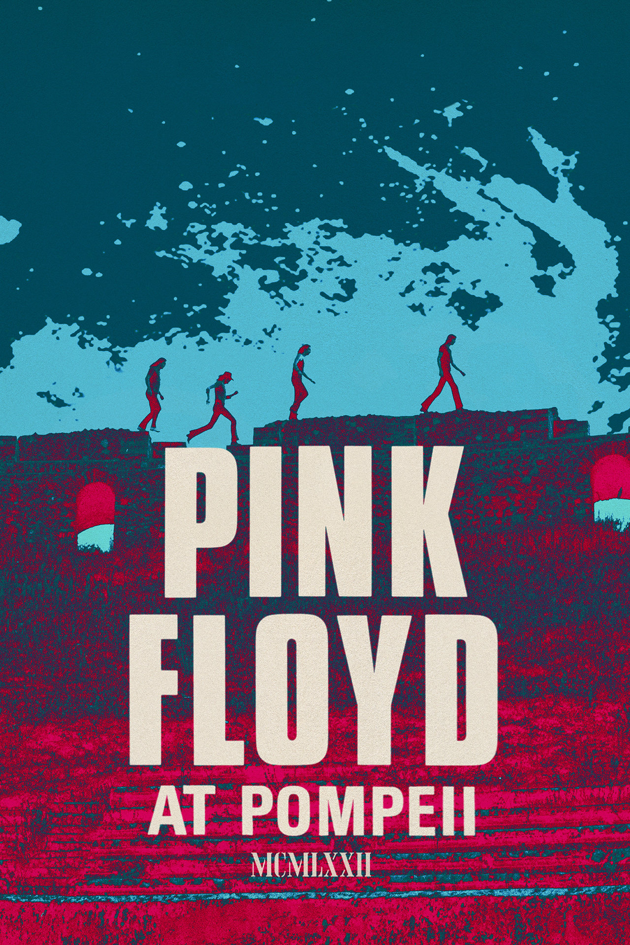 Pink Floyd: Live at Pompeii poster - similar to The Moon and the Sledgehammer