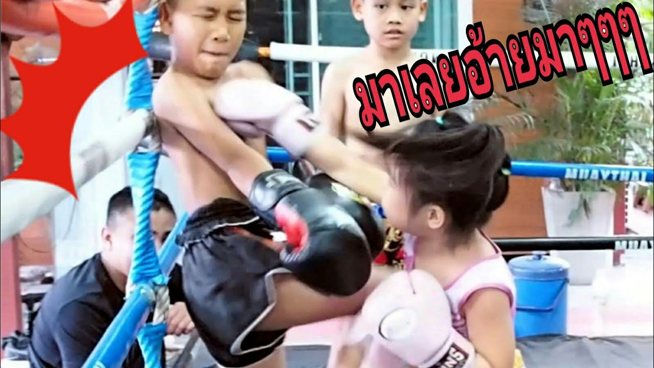 รีนะปะทะยิ้มสยามすばしっこいお兄ちゃんを逃がさないぞー!!RIINA VS Yinsiam! Muaythai Sparring! ムエタイ