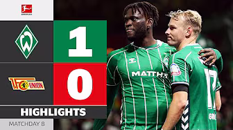 Grüll With a BANGER! | WERDER BREMEN - UNION BERLIN | Highlights | Matchday 8 – Bundesliga 2025/26 background