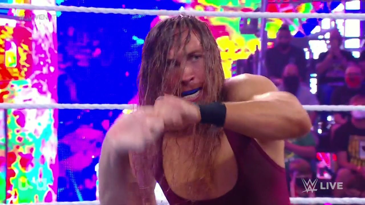 WWE NXT 2.0 KYLE O'REILLY ATTACK PETE DUNNE 10/05/21 backdrop