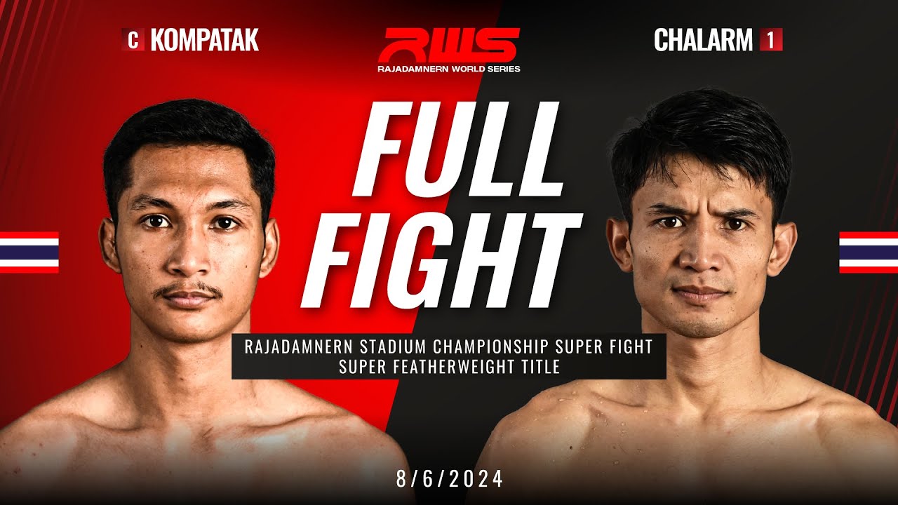 Full Fight l Kompatak Or. Atchariya vs. Chalarm Paranchai I RWS background