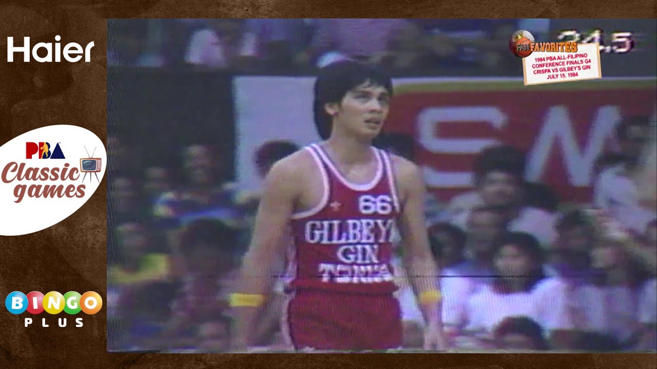 #PBAClassicGames: 1984 All Filipino Cup Finals | CRISPA VS. GILBEY'S (July 15, 1984) - 4th QUARTER backdrop