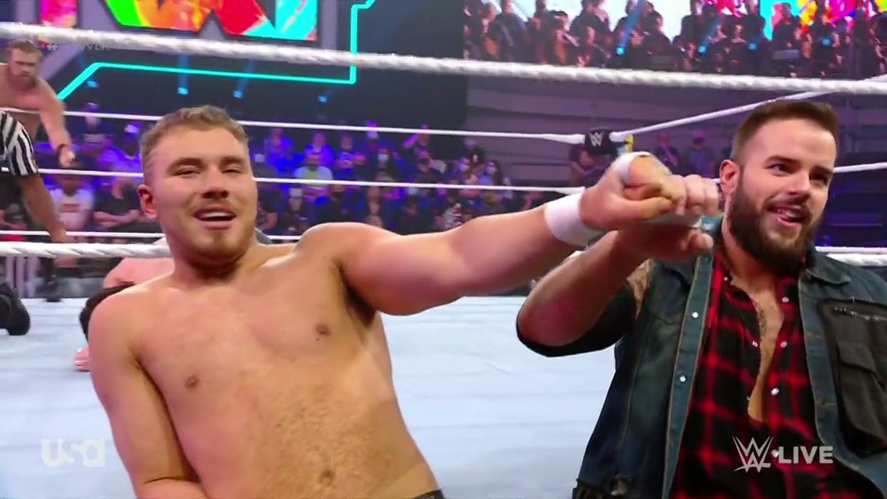 WWE NXT 2.0 KYLE O'REILLY AND VON WAGNER ENTRANCE 11/16/21 backdrop