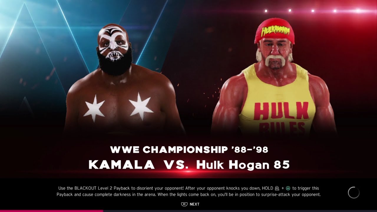 Kamala vs Hulk Hogan Baseball Stadium, WWE 2K20 background