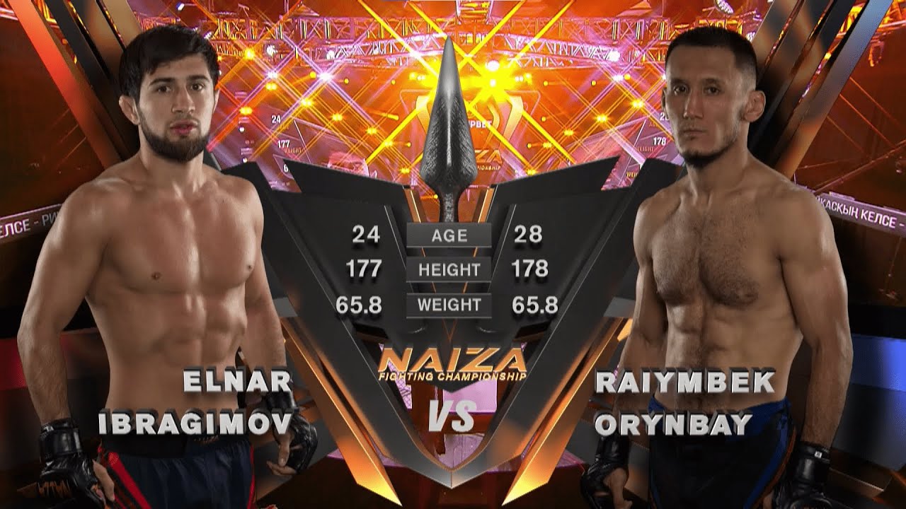ELNAR IBRAGIMOV VS RAYIMBEK ORYNBAY backdrop