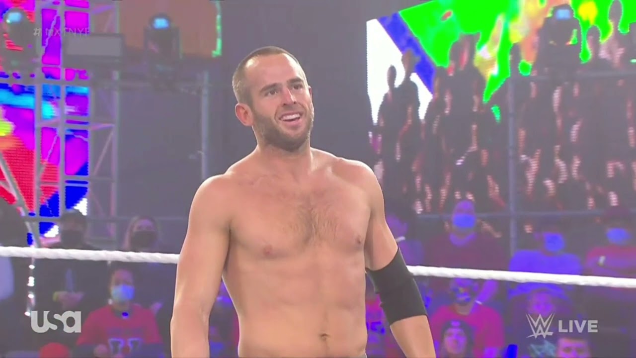 WWE NXT 2.0 CARMELO HAYES VS RODERICK STRONG 01/04/22 backdrop