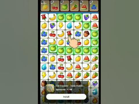 Tile Explorer Triple Match gameplay video 🎮🆙🔎‼️ background