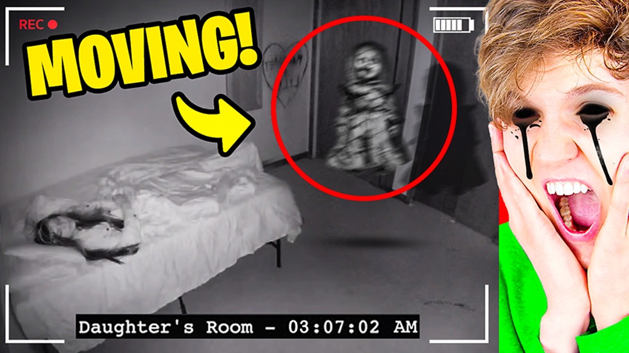 Her DOLL Comes To LIFE At NIGHT..!? (LANKYBOX REACTION!)