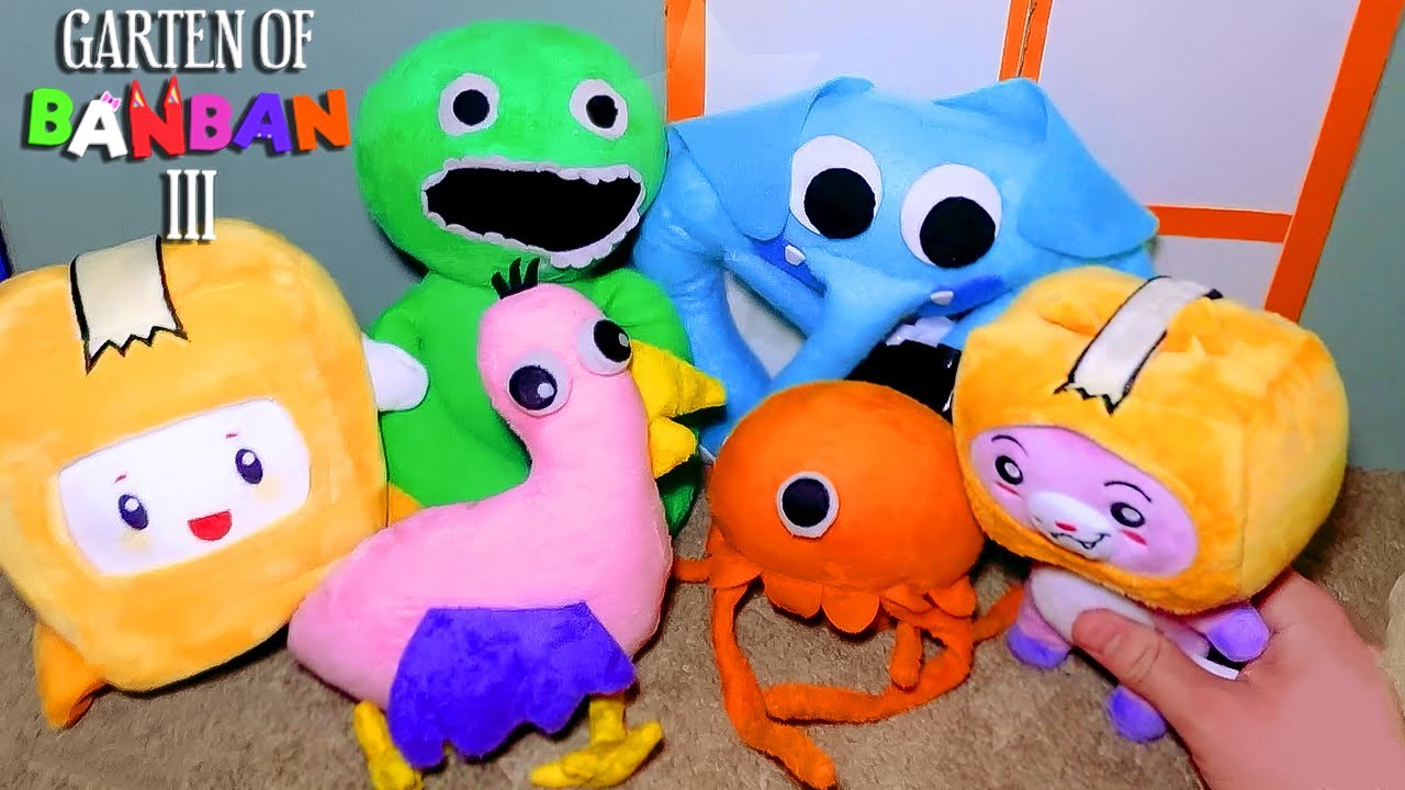 GARTEN OF BANBAN 3 vs LANKYBOX!? (ALL GARTEN OF BANBAN PLUSHIES vs LANKYBOX PLUSHIES!)