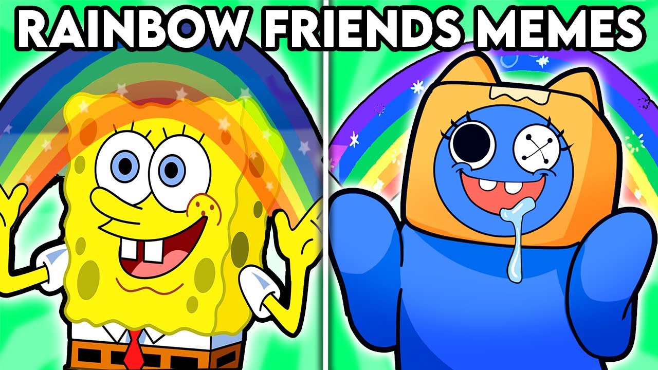 FUNNIEST RAINBOW FRIENDS MEMES EVER! (ft. FOXY, BOXY & MORE) background