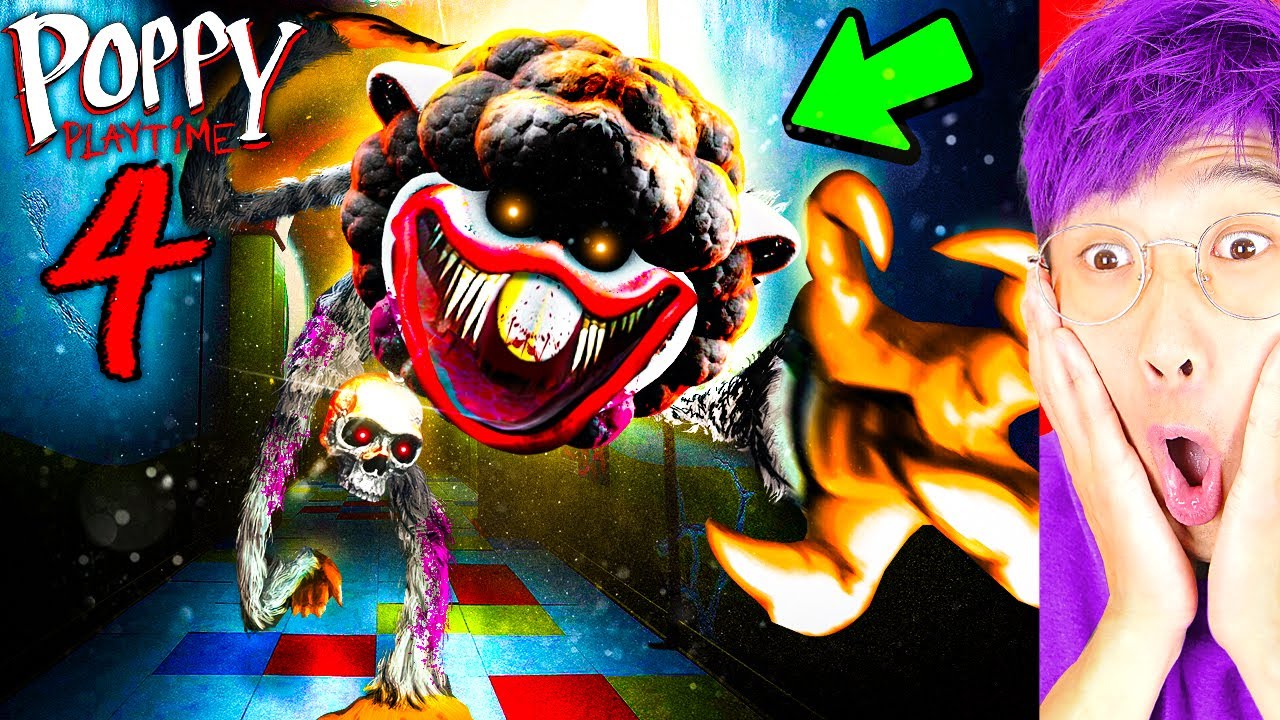 POPPY PLAYTIME CHAPTER 4 - FULL GAMEPLAY REVEALED!? (TOP 5 SECRETS + ENDINGS!) background